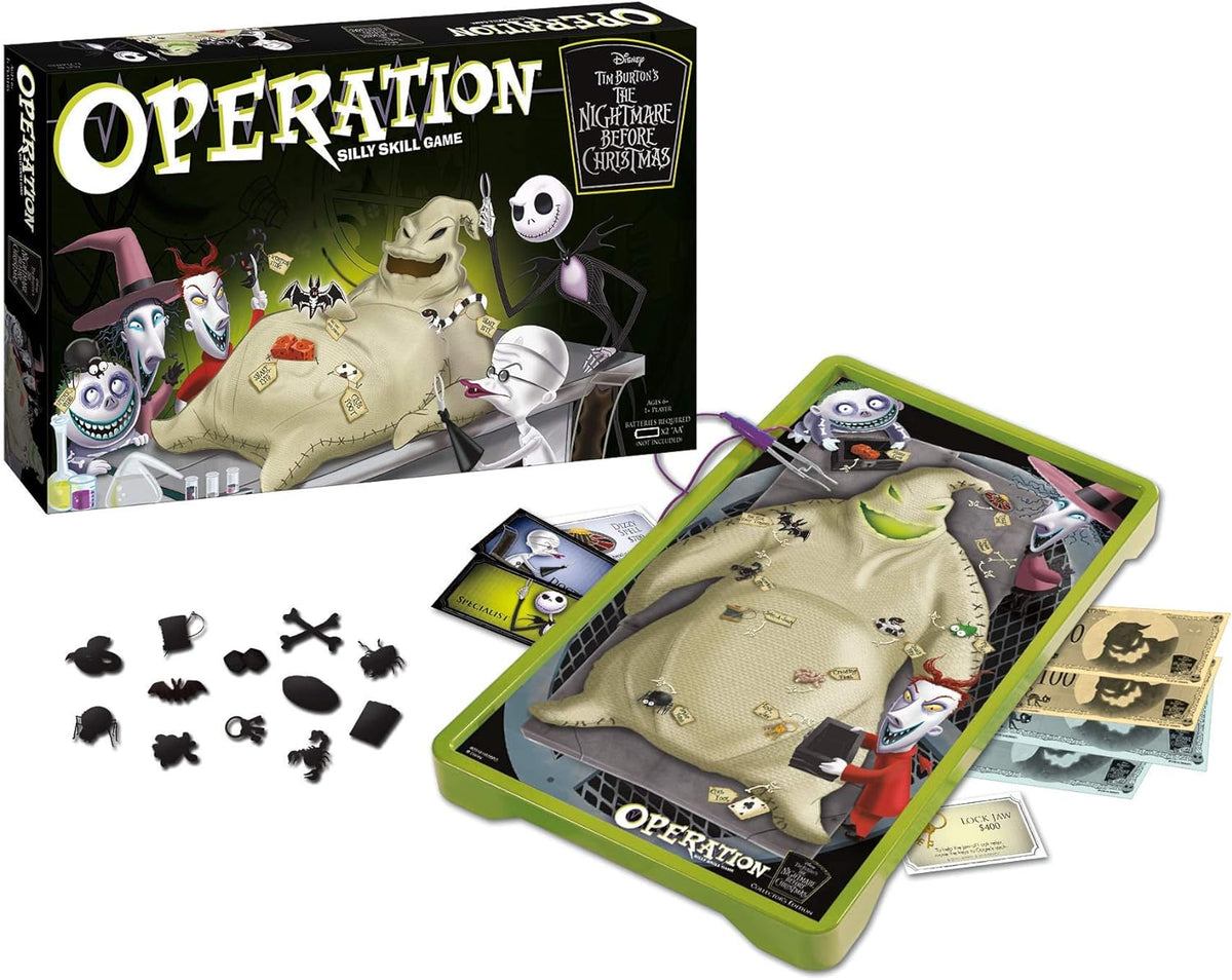 Operation: Disney Tim Burton's The Nightmare Before Christmas Board Game