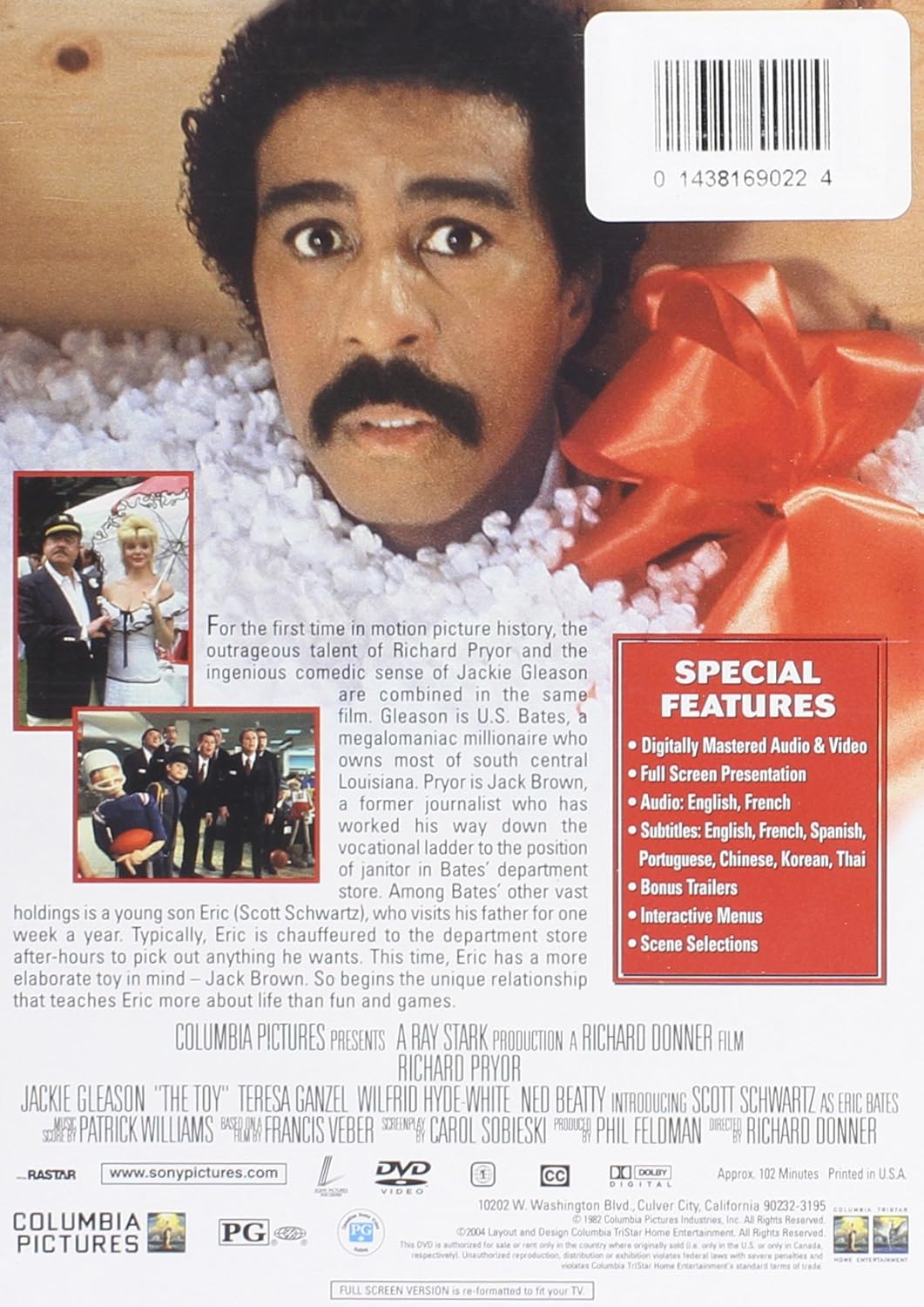 The Toy (DVD) Starring: Richard Pryor, Jackie Gleason