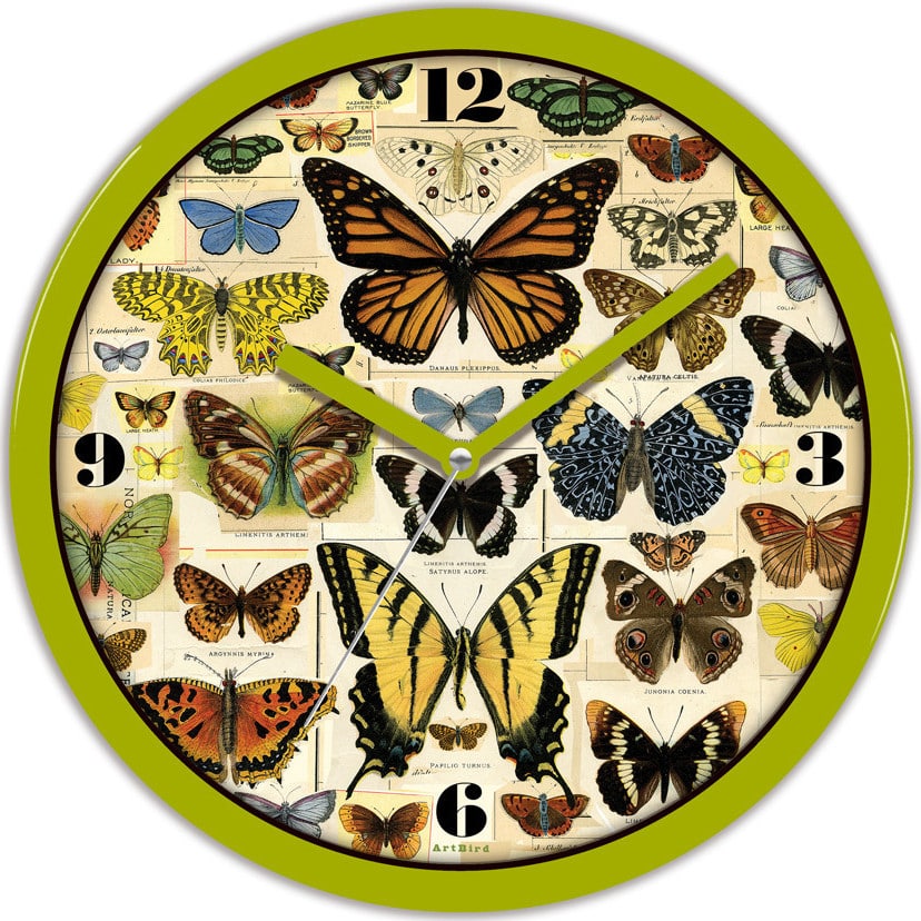 North American Butterflies - Clock