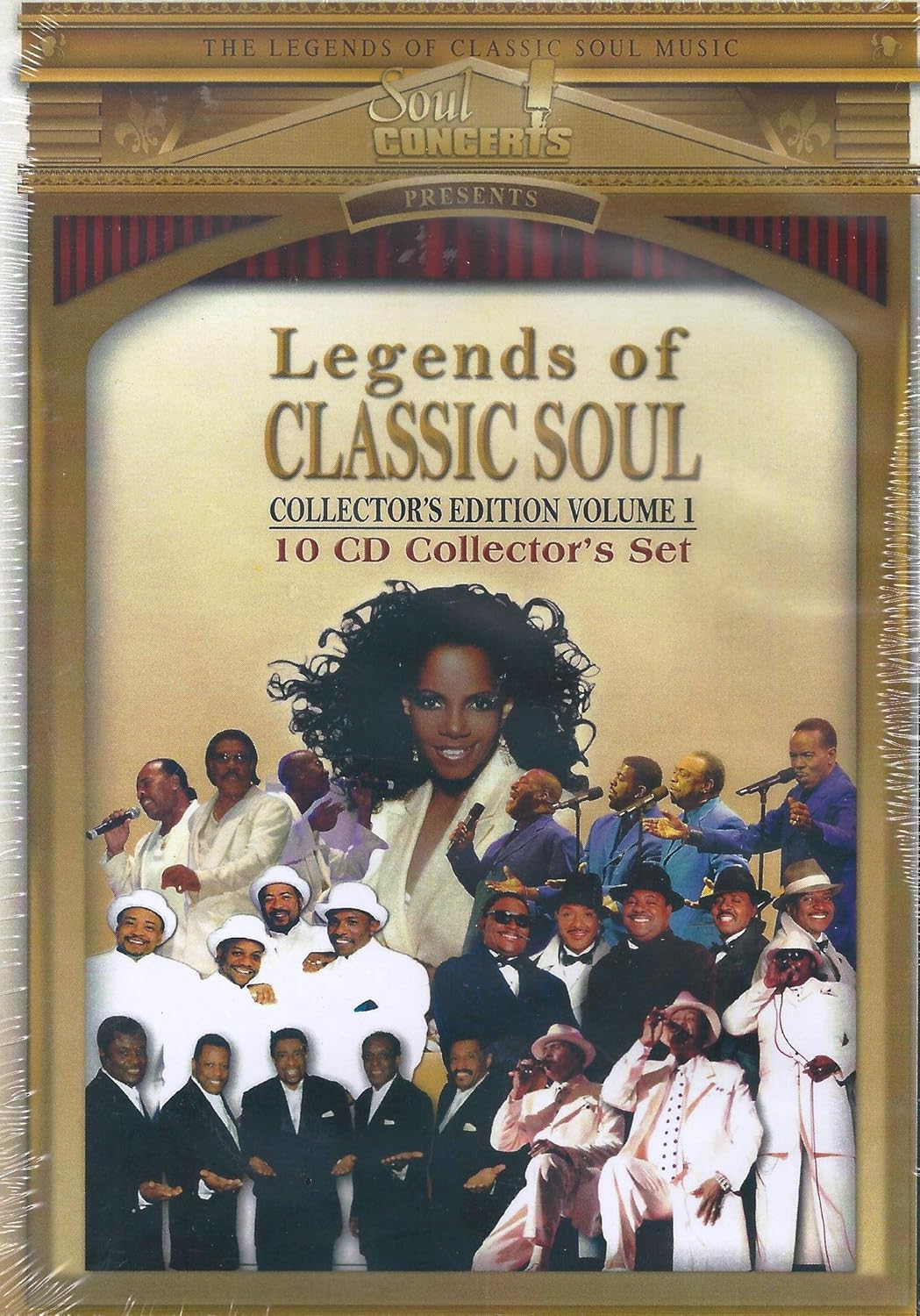 Legends of Classic Soul, Volume 1 – 10-CD Set! Soul Concerts Featuring Iconic Performances from Legendary Artists