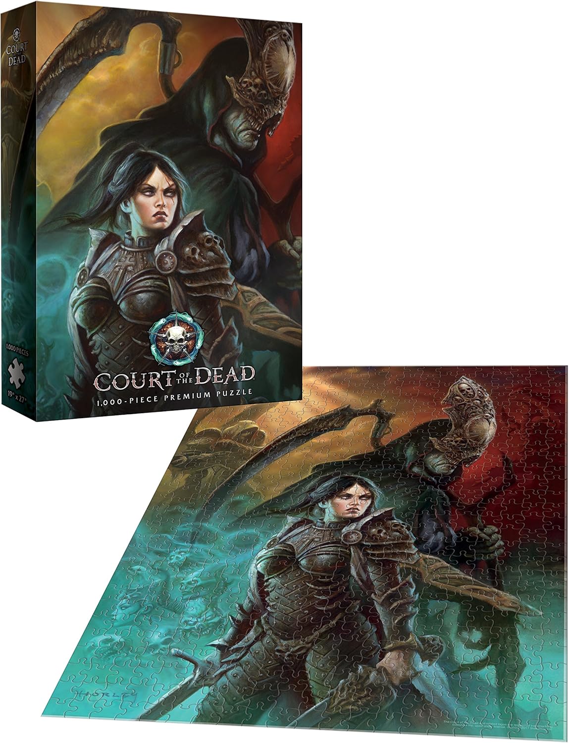 Court of the Dead A Matter of Life and Death 1000pc Puzzle SDCC 2017 USAopoly