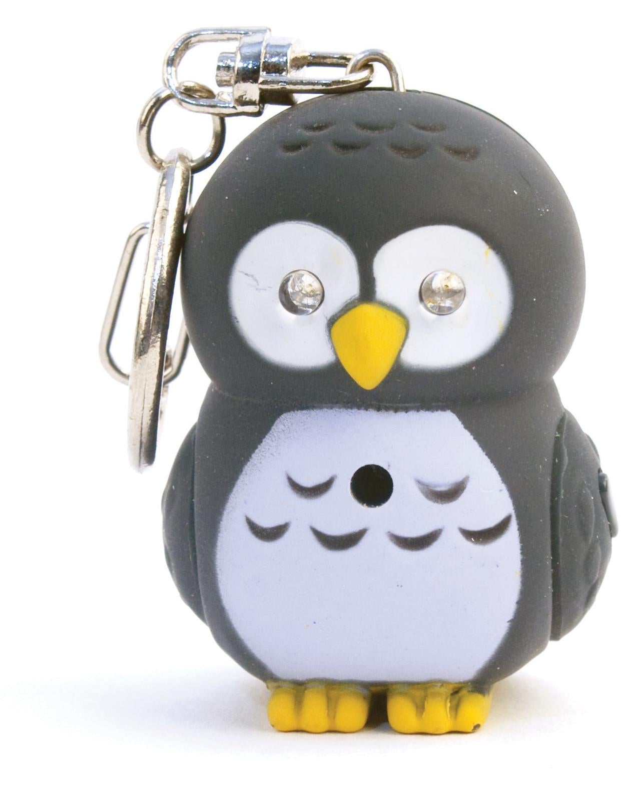 🦉Owl LED Keyring - With Super-Bright Light & Hooting Sound - From Kikkerland🦉