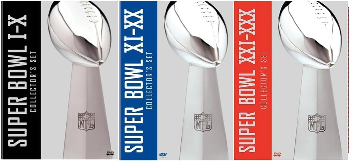 π Super Bowl I - XXX NFL FILMS DVD Box Set New & Mint