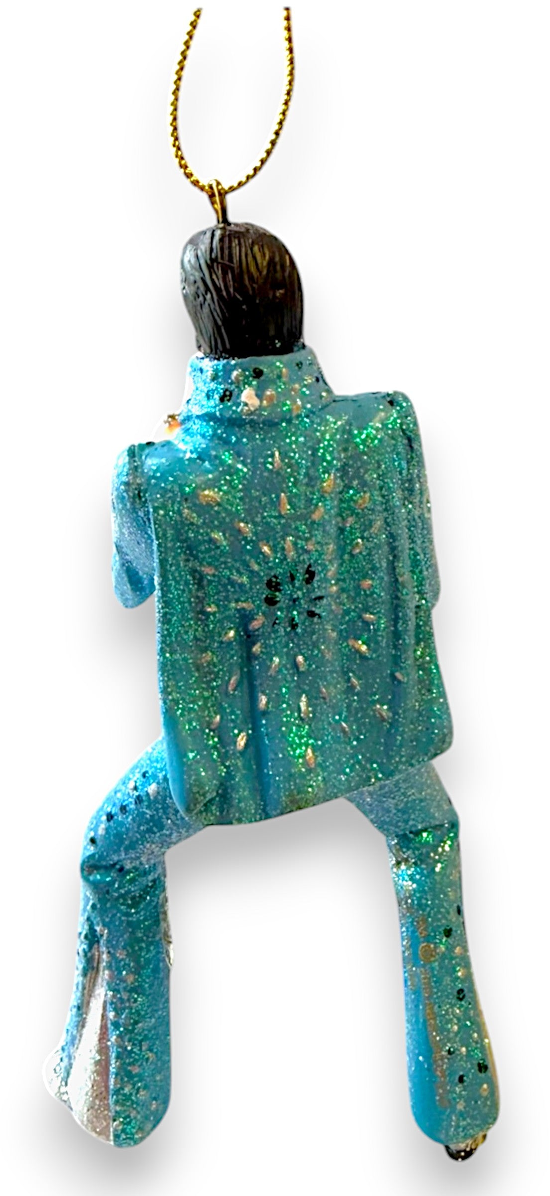 Elvis Presley Ornament - Jumpsuit Style (Blue Jumpsuit) Kurt S. Adler (New)