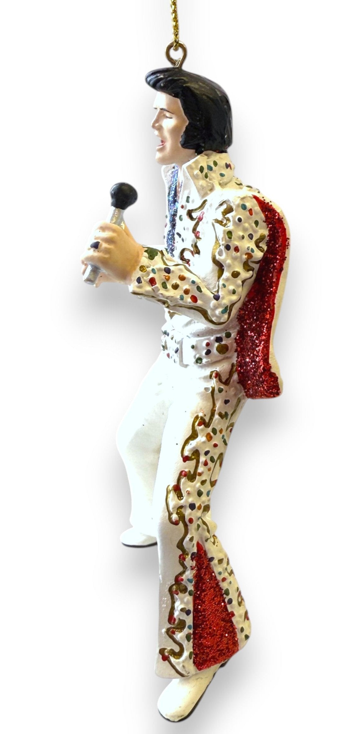 Elvis Presley Ornament - Jumpsuit Style (Blue Jumpsuit) Kurt S. Adler (New)