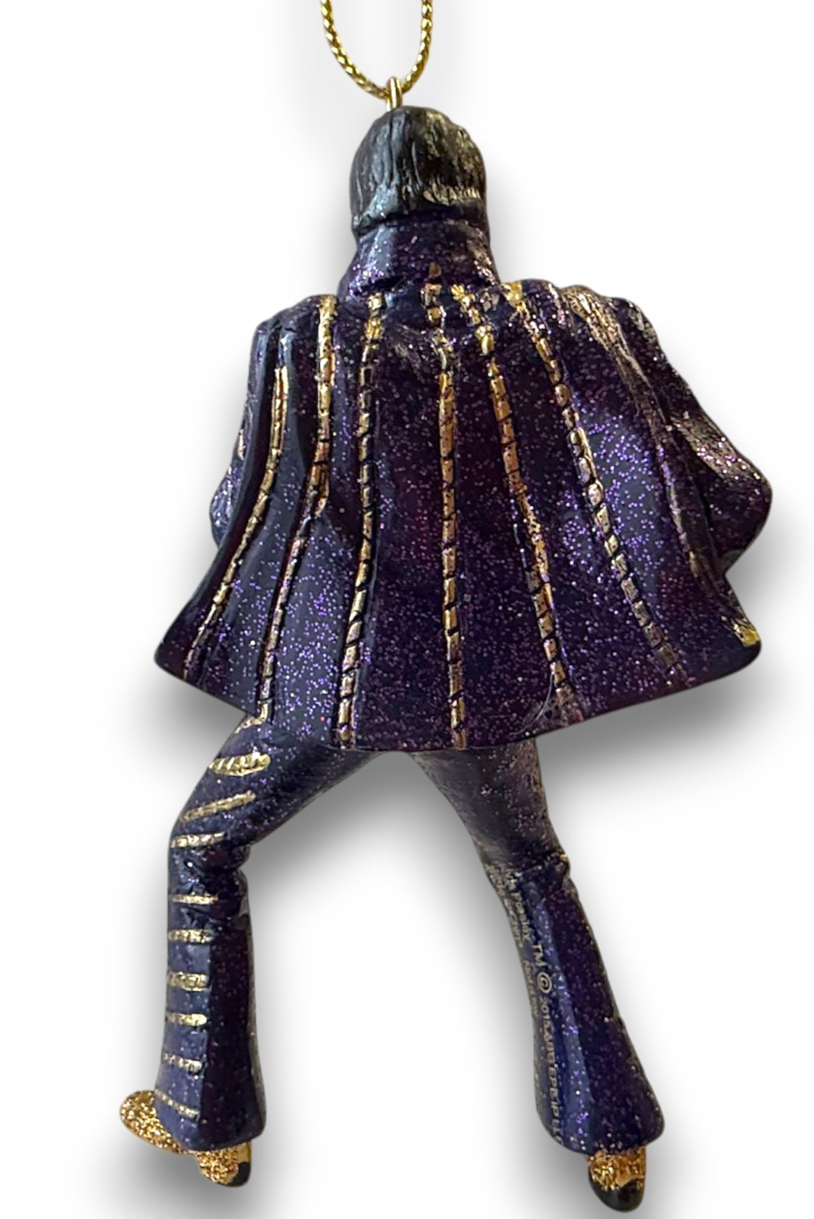 Elvis Presley Ornament - Jumpsuit Style (Purple Jumpsuit) Kurt S. Adler (NEW)