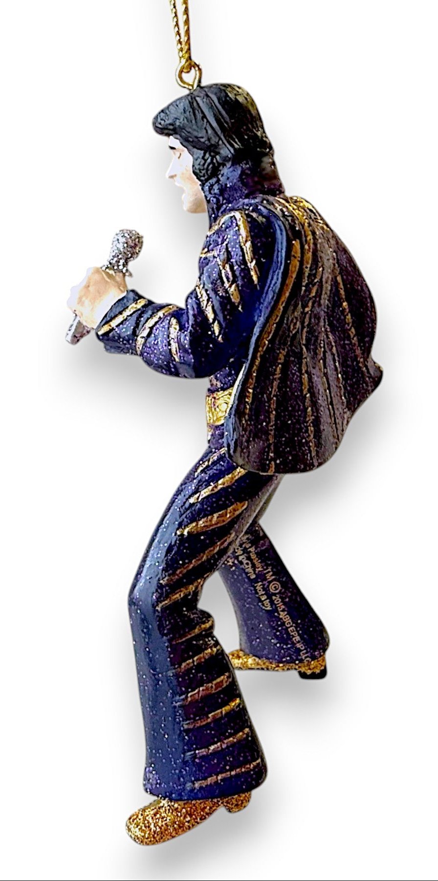 Elvis Presley Ornament - Jumpsuit Style (Purple Jumpsuit) Kurt S. Adler (NEW)