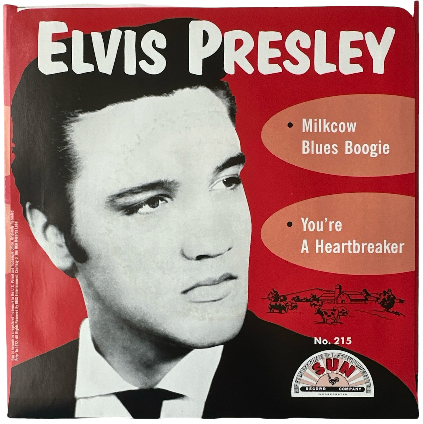 Elvis Presley - Milkcow / You're A Heartbreaker -7" 45rpm Red Virgin Vinyl (NEW)