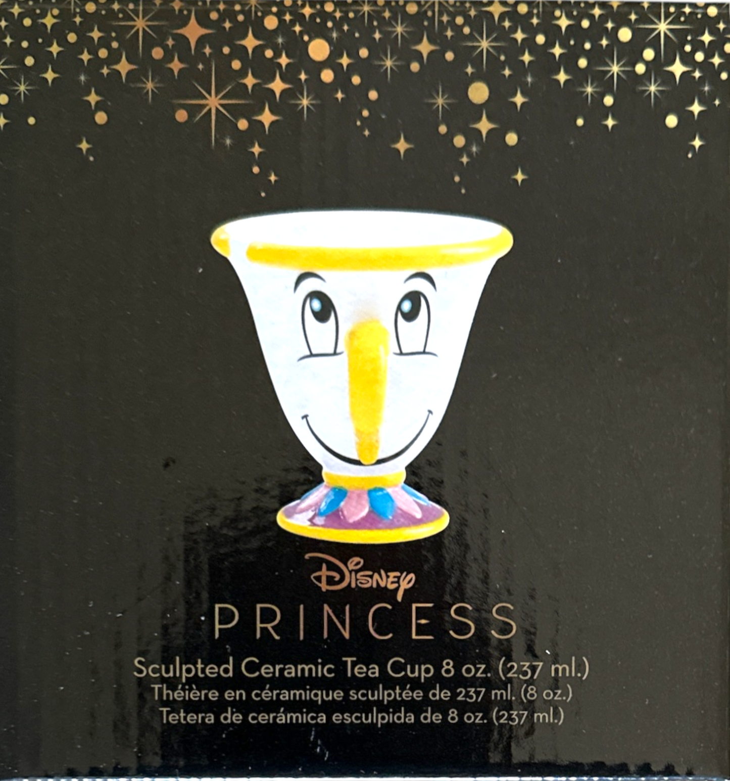 Chip -Disney Beauty and The Beast Chip Replica Sculpted Ceramic Tea Cup in box