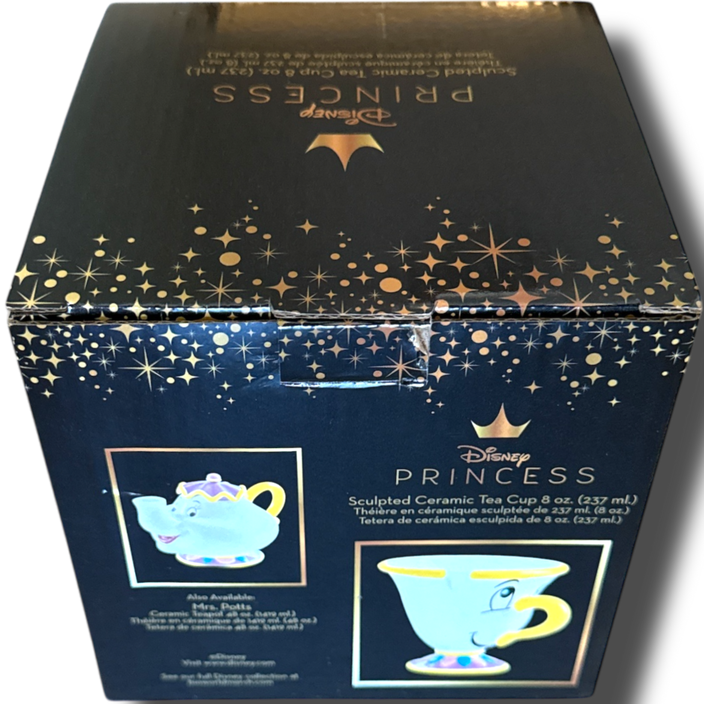Chip -Disney Beauty and The Beast Chip Replica Sculpted Ceramic Tea Cup in box