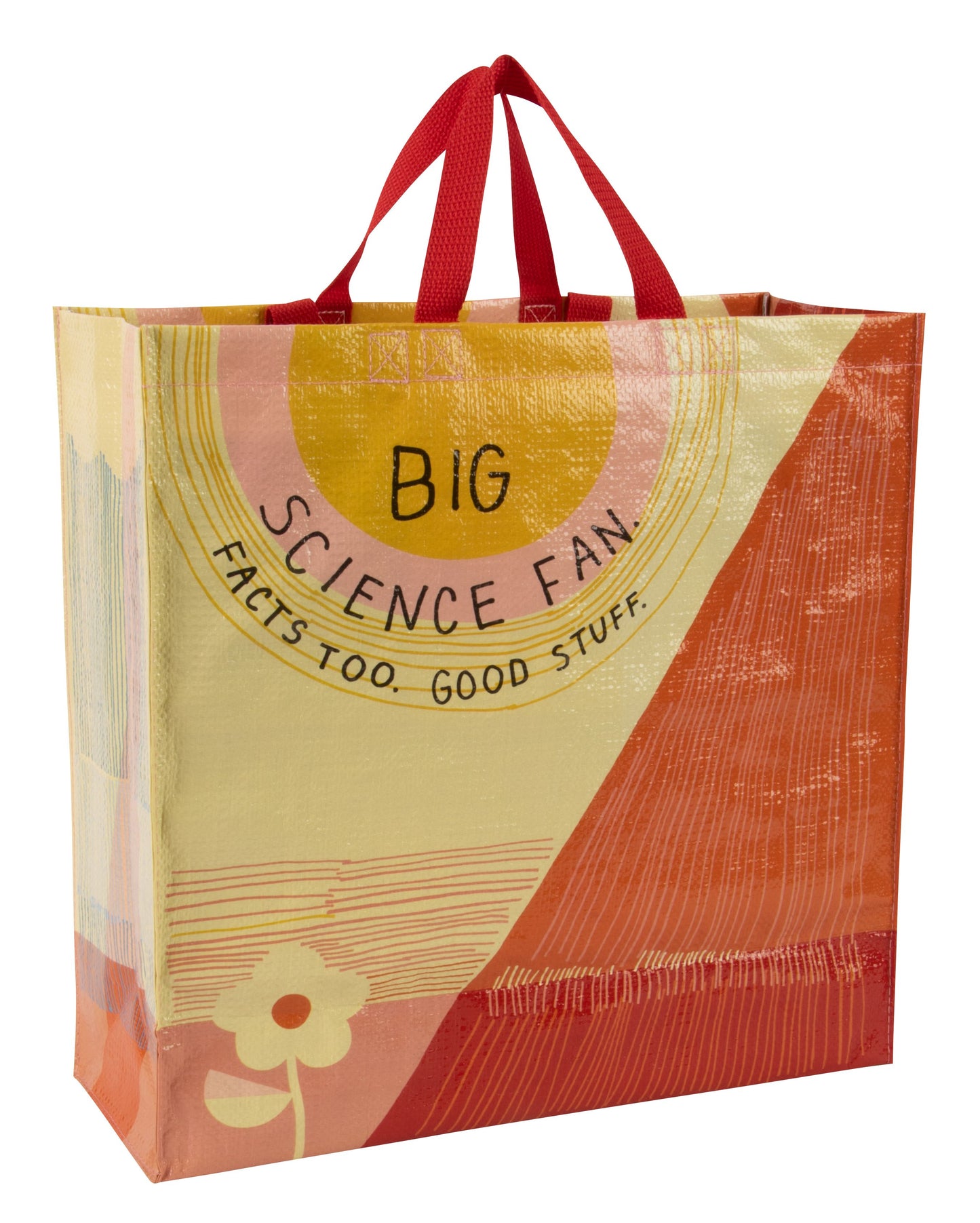 Big Science Fan - Shopper Tote - 15"h x 16"w x 6"d - Made From 95% Post Consumer Material