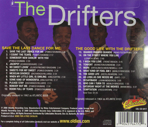 The Drifters – Save The Last Dance For Me / The Good Life With The Drifters (New & Mint)