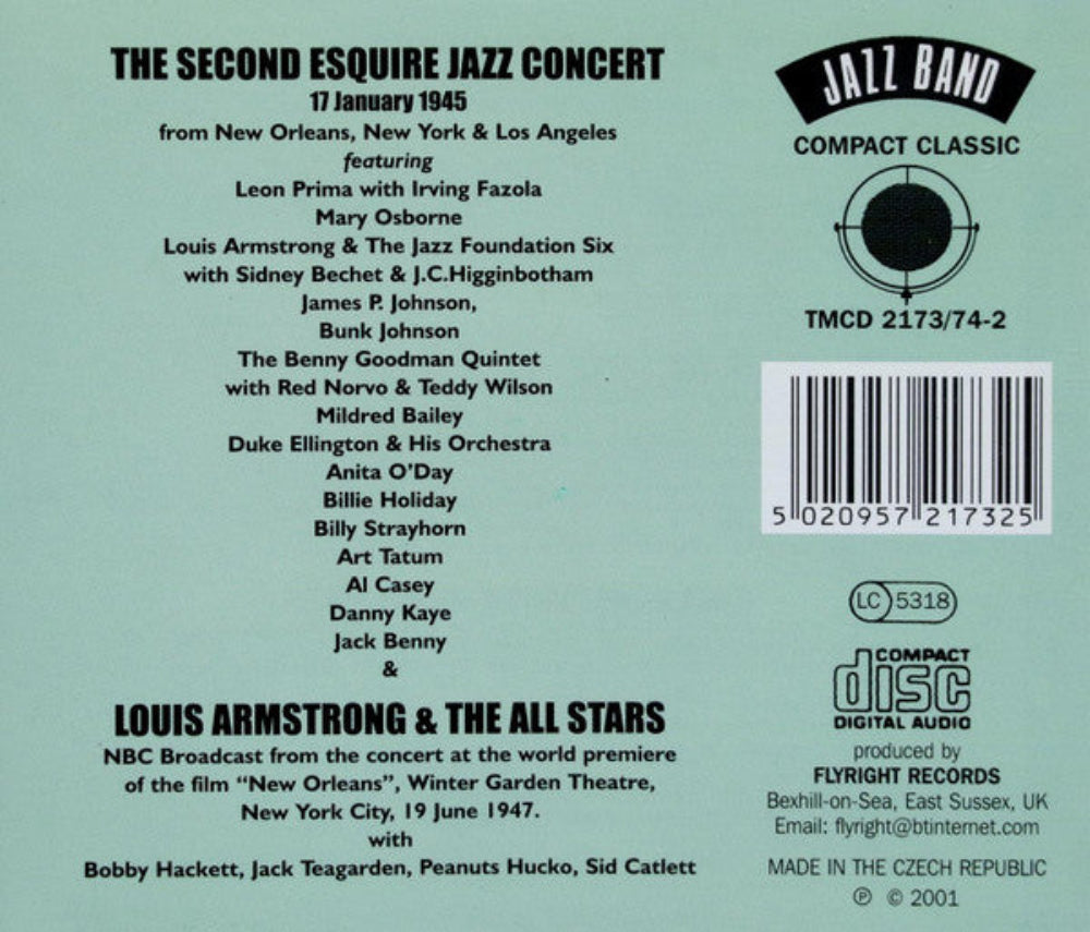 Louis Armstrong & The All Stars – The Second Esquire Jazz Concert 6/19/1947