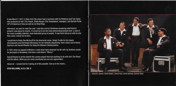 Ain’t Too Proud-The Life and Times of The Temptations CD Original Broadway Cast Recording