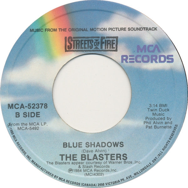 Dan Hartman / The Blasters - I Can Dream About You B/W Blue Shadows (7" Vinyl, Single)