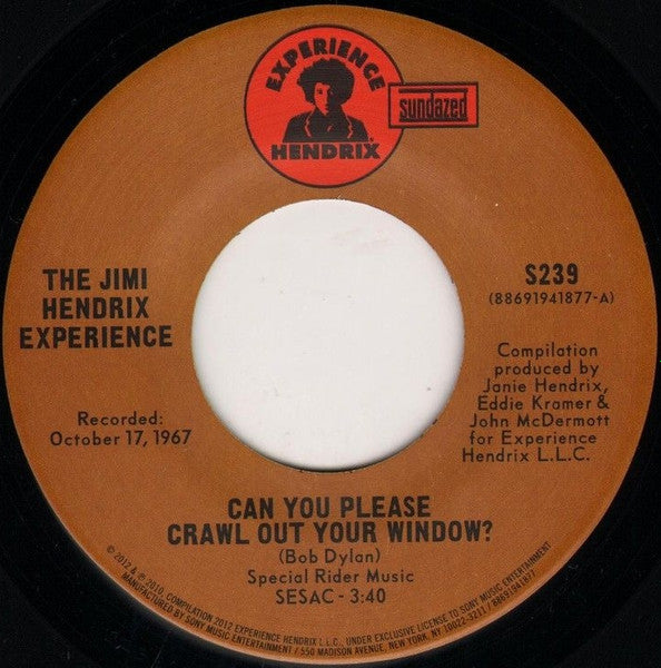 The Jimi Hendrix Experience – Come On (Let The Good Times Roll) / Calling All The Devil's Children Vinyl Record Picture Sleeve