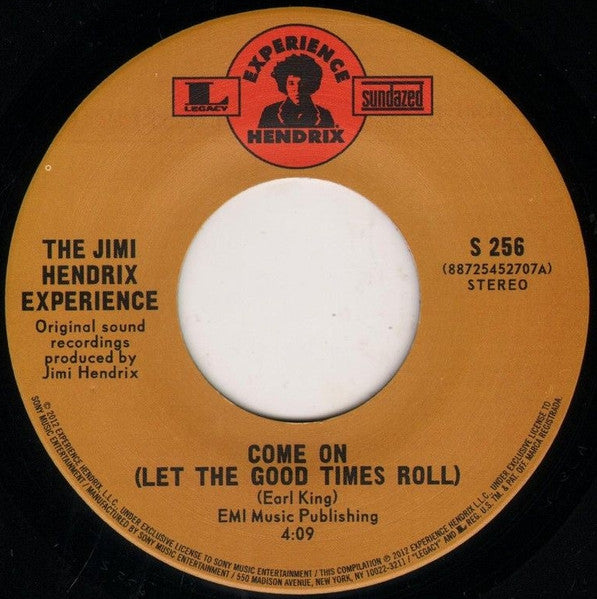 The Jimi Hendrix Experience – Come On (Let The Good Times Roll) / Calling All The Devil's Children Vinyl Record Picture Sleeve