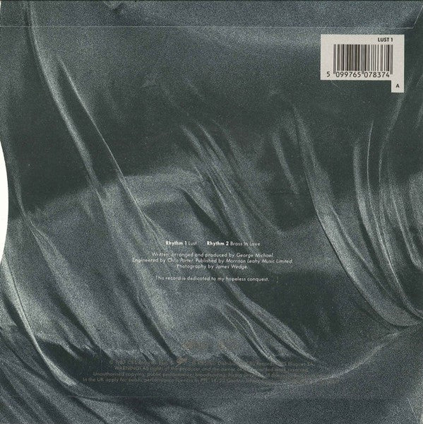 George Michael I Want Your Sex (Rhythm 1 Lust) / I Want You Sex (Rhythm 2 Brass in Love) Picture Sleeve