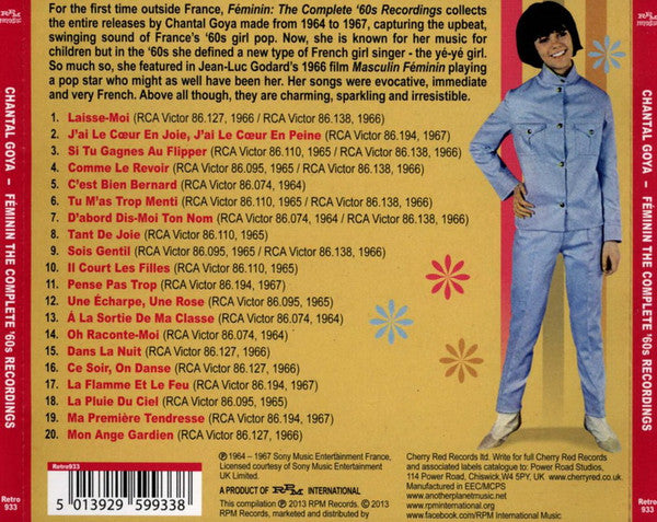 Chantal Goya – Féminin: The Complete '60s Recordings Import UK