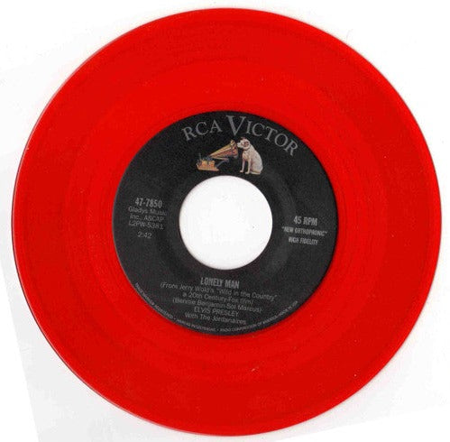 Elvis Presley – Surrender /Lonely Man Red Virgin Vinyl In Original Picture Sleeve 7" Single (New)