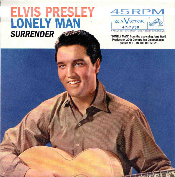 Elvis Presley – Surrender /Lonely Man Red Virgin Vinyl In Original Picture Sleeve 7" Single (New)