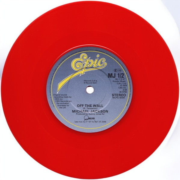 Michael Jackson - 9 -Vinyl Singles Set.- RED VINYL CBS Records UK (New & Mint)