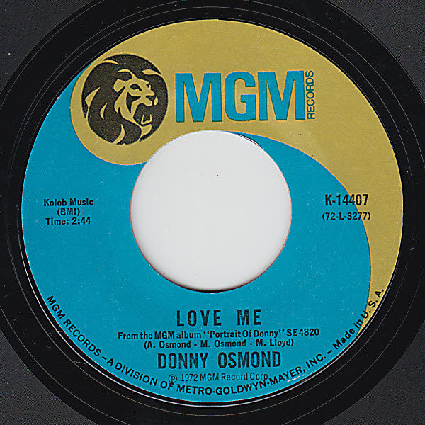 Donny & Marie Osmond Too Young / Love Me