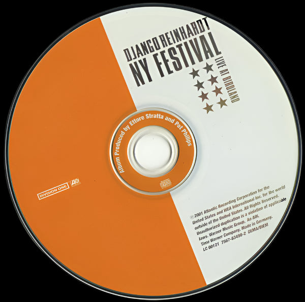 Django Reinhardt NY Festival Various Artists Live at Birdland CD