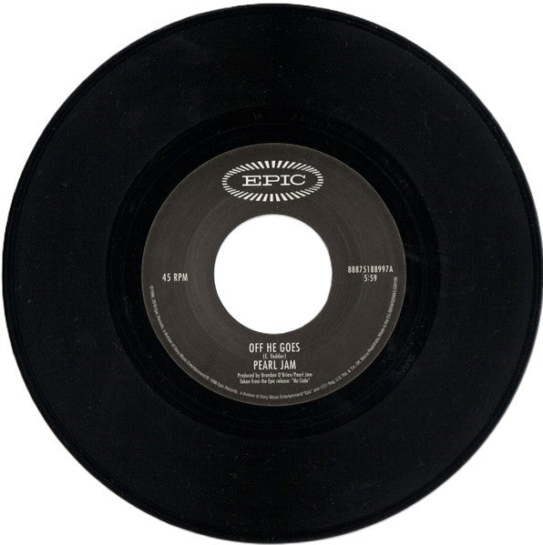 Pearl Jam – Off He Goes / Dead Man - 7" Vinyl, 45 RPM Picture Sleeve (NEW)