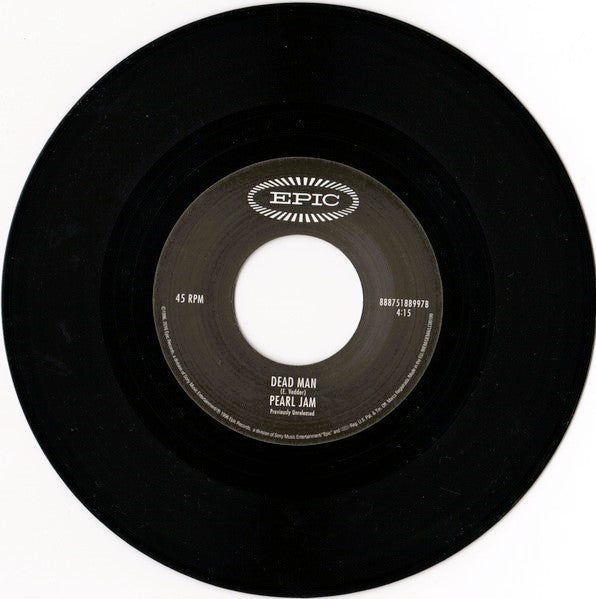 Pearl Jam – Off He Goes / Dead Man - 7" Vinyl, 45 RPM Picture Sleeve (NEW)