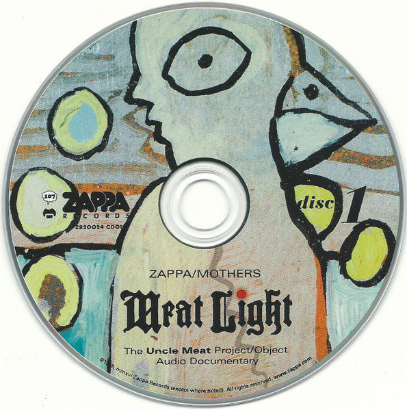 Frank Zappa / The Mothers โ Meat Light: The Uncle Meat Project/Object Audio Documentary (3-CD) NEW