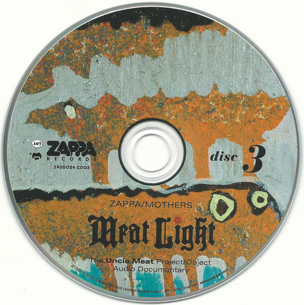 Frank Zappa / The Mothers โ Meat Light: The Uncle Meat Project/Object Audio Documentary (3-CD) NEW