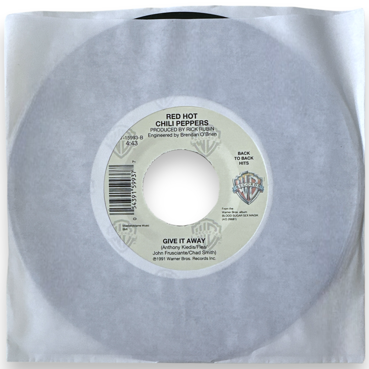 Red Hot Chili Peppers - Under The Bridge B/W Give It Away - Rare Find (7" Vinyl, Reissue)