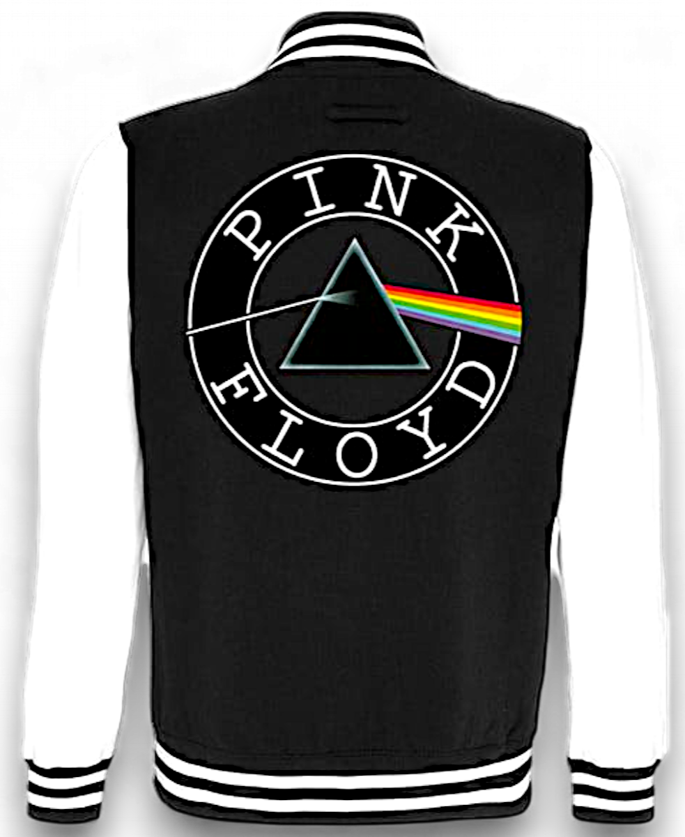 Pink Floyd - Varsity Sweatshirt Jacket - Dark Side Of The Moon - Imported Rock Off UK