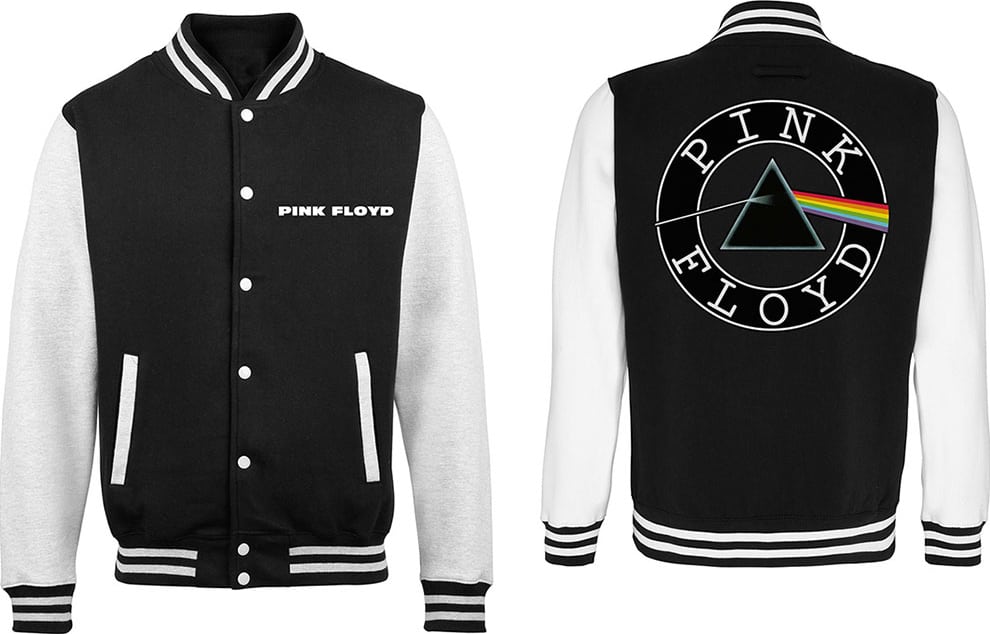 Pink Floyd - Varsity Sweatshirt Jacket - Dark Side Of The Moon - Imported Rock Off UK