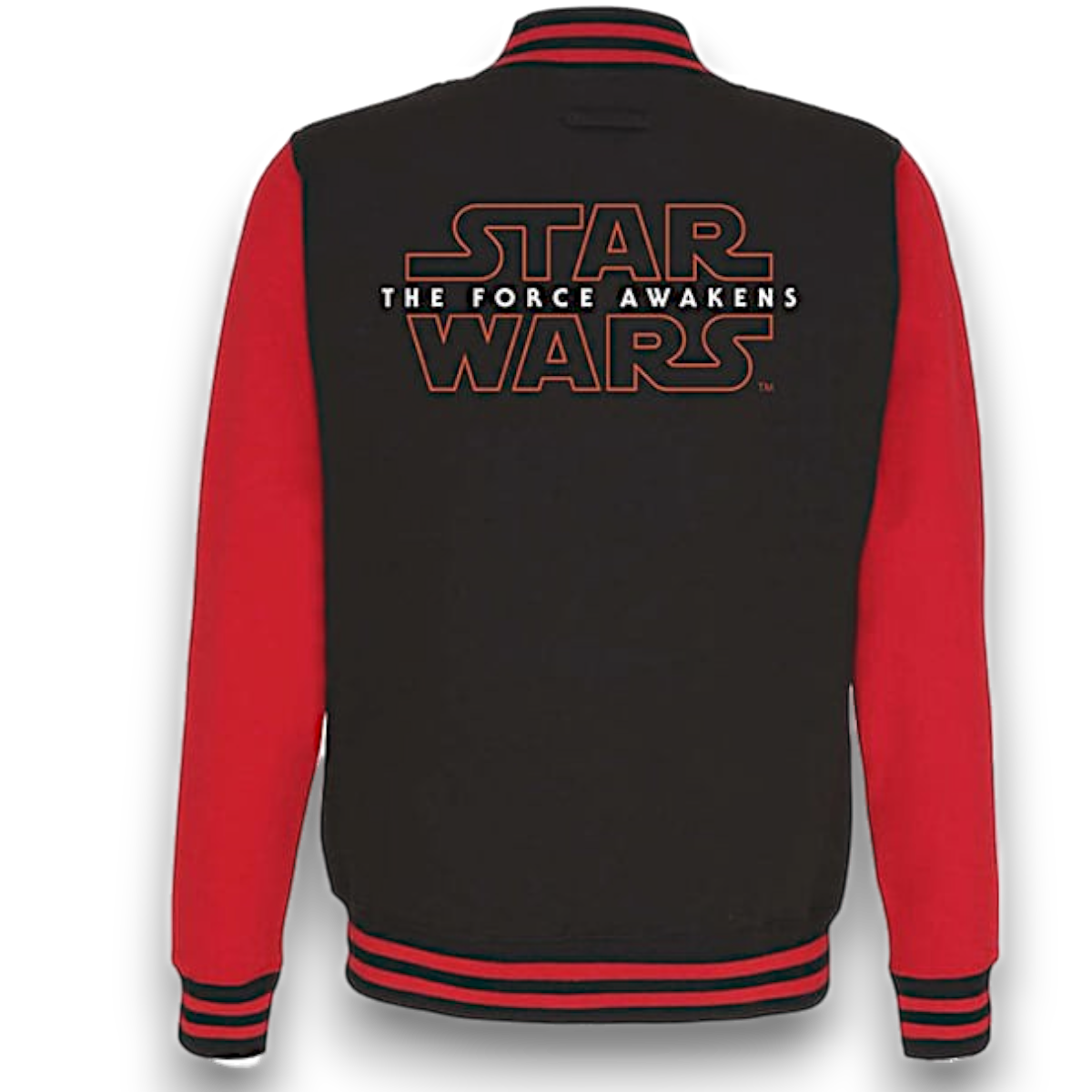 Star Wars - Black & Red Varsity Sweatshirt Jacket Imported Rock Off UK