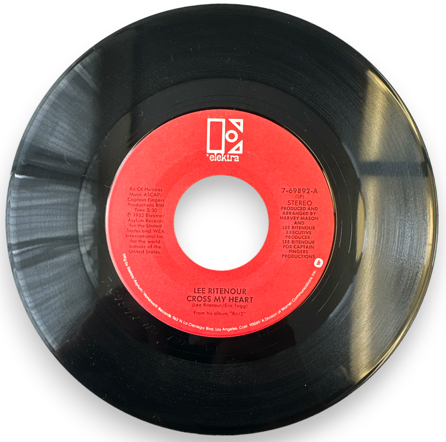 Lee Ritenour – Cross My Heart / Road Runner 7" 45 rpm NEW