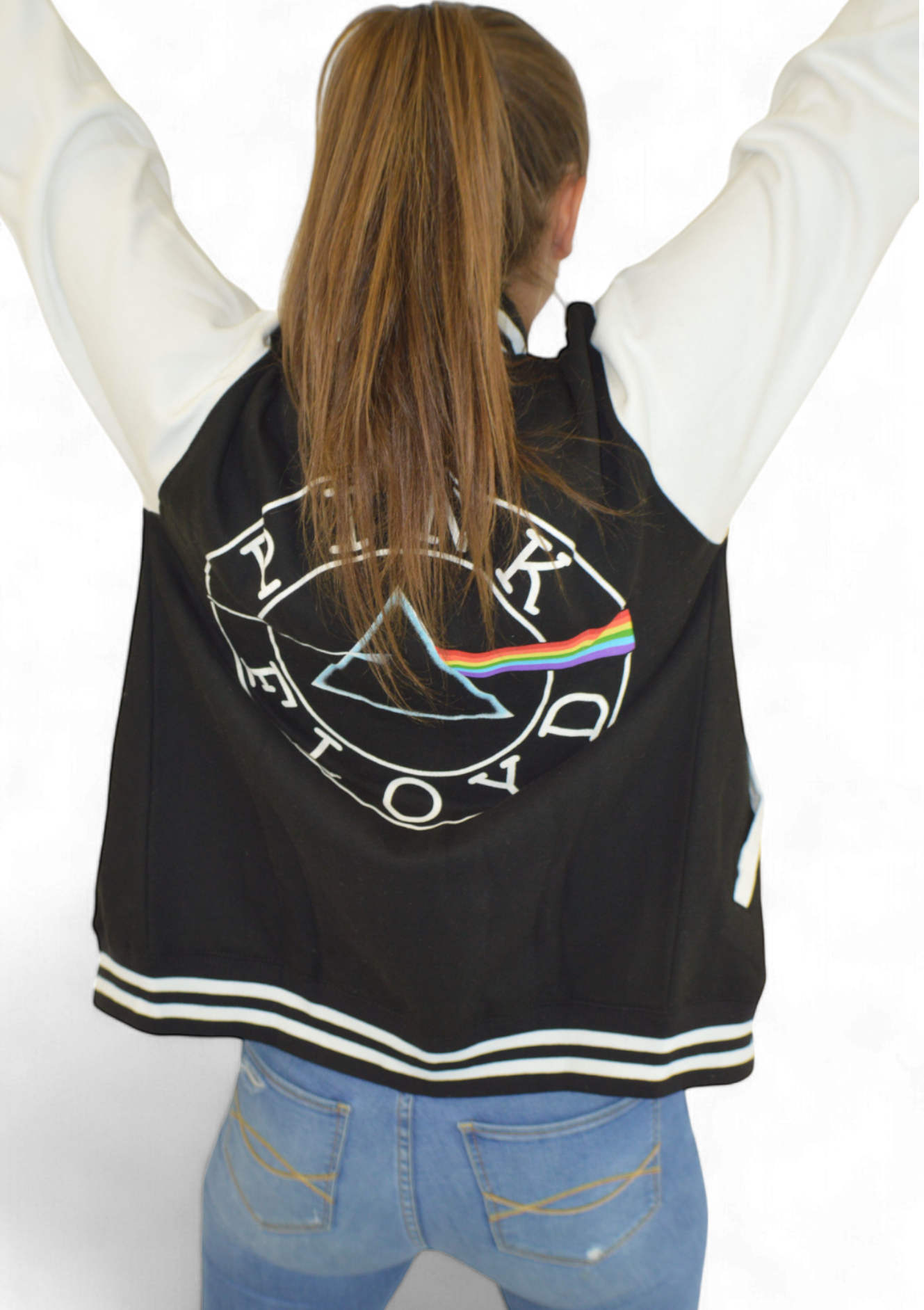 Pink Floyd - Varsity Sweatshirt Jacket - Dark Side Of The Moon - Imported Rock Off UK