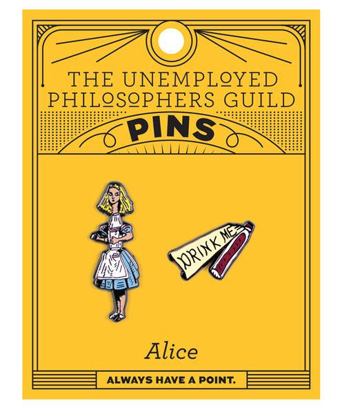 š Alice in Wonderland - Pin Set Of 2 - Enamel & Metal š