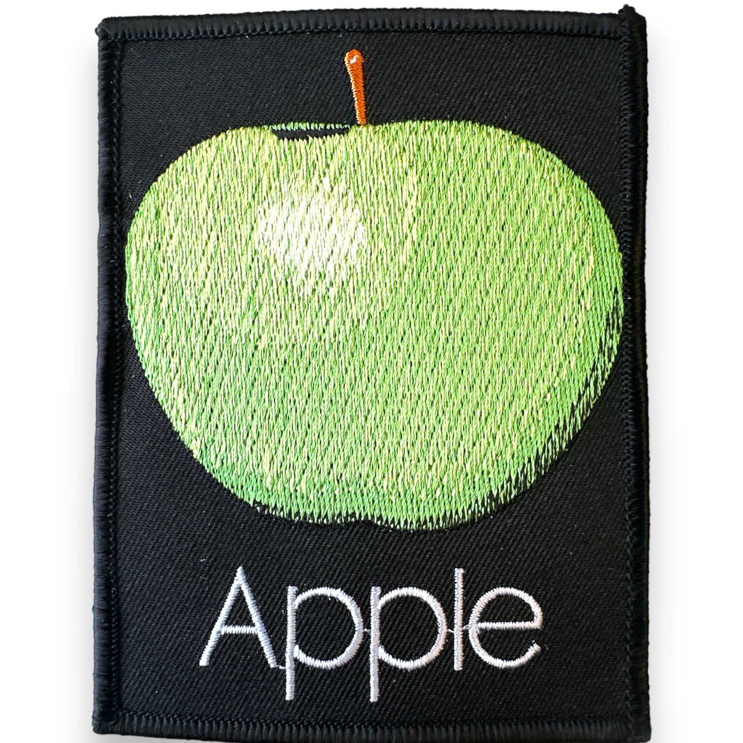 The Beatles - Patch - Apple Records Logo Patch 4.25" X 3.25" Iron/Sew-On