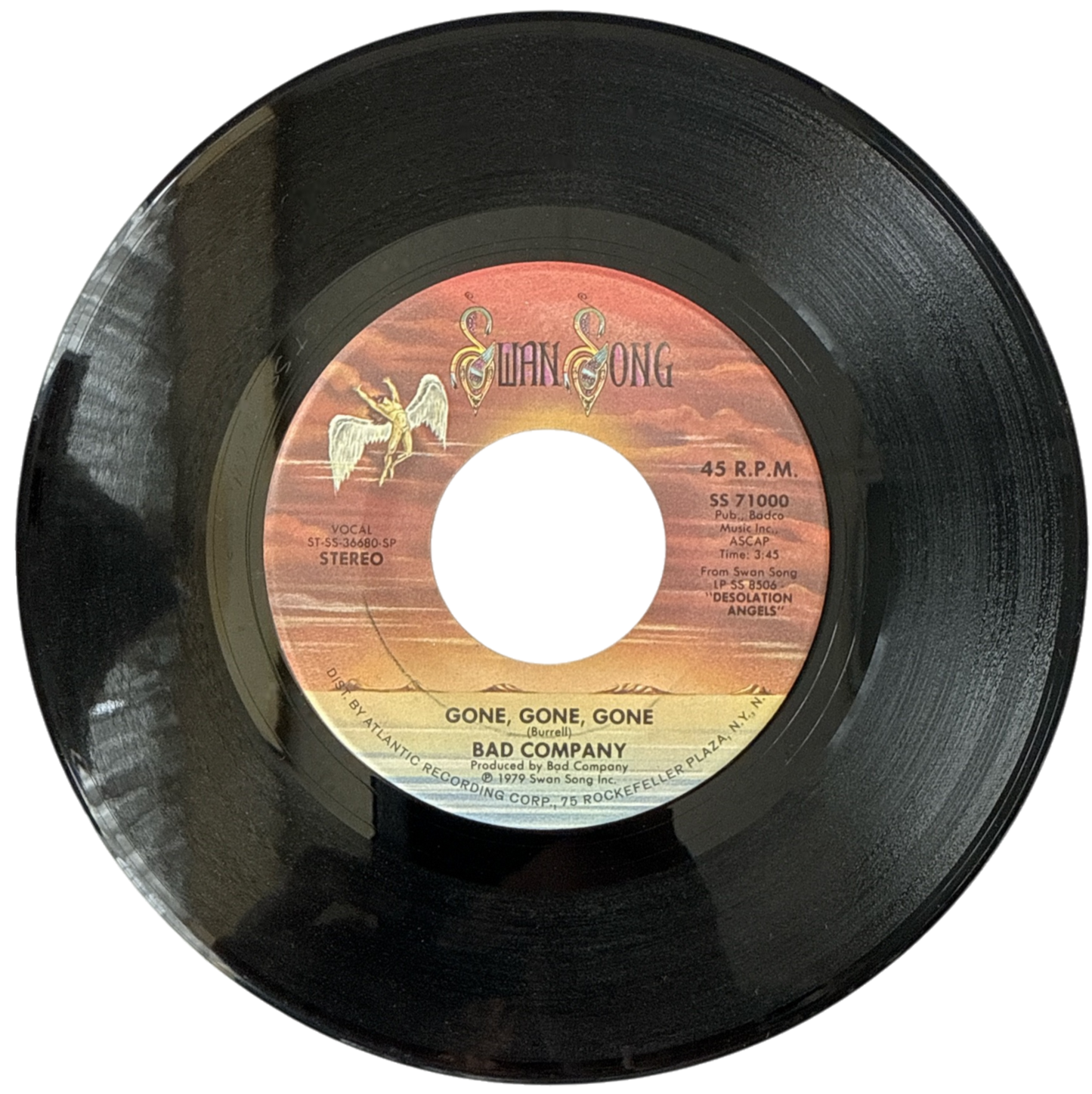 Bad Company β Gone, Gone, Gone / Take The Time (7" Vinyl Single) New & Mint