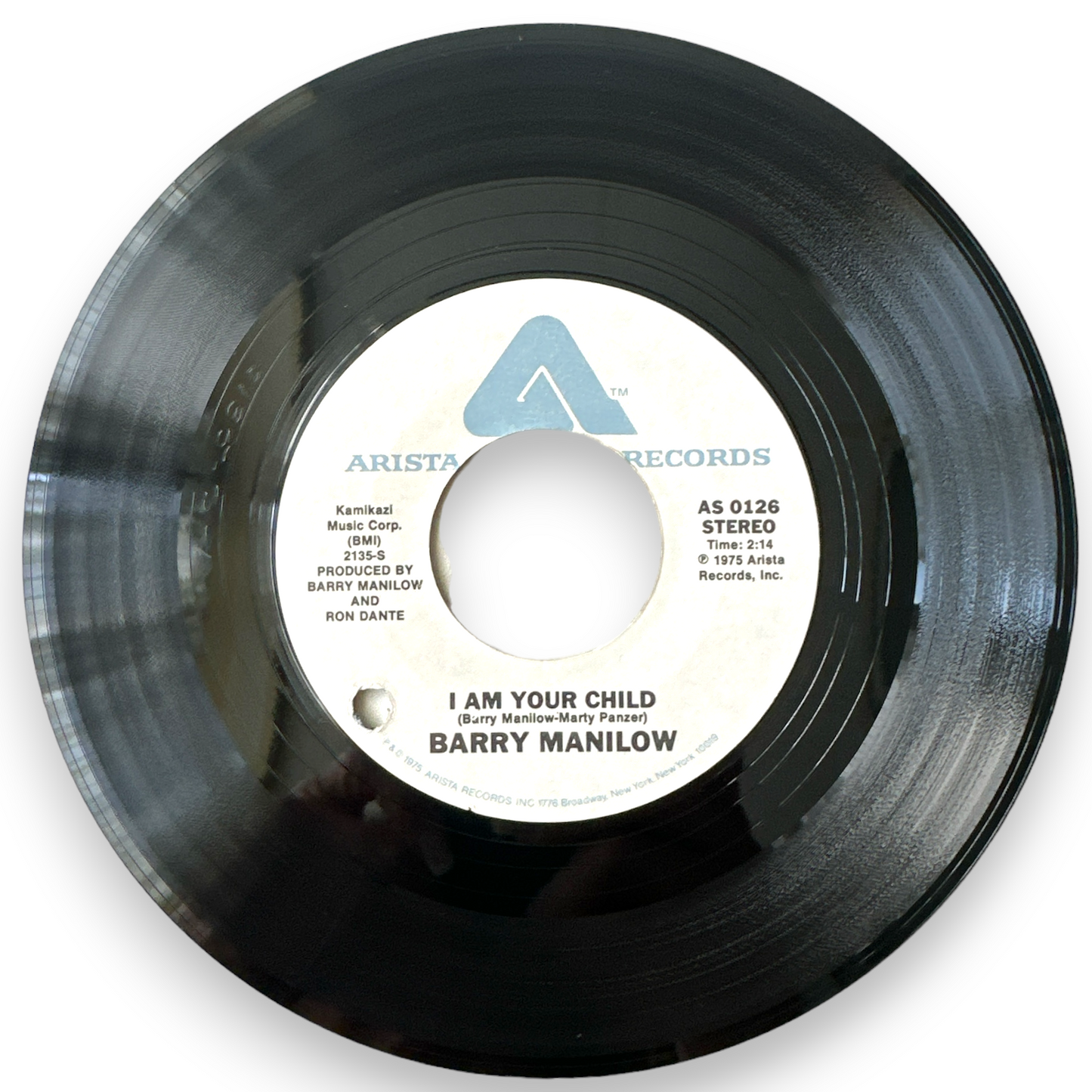 Barry Manilow Could It Be Magic B/W I Am Your Child Promo Copy 7" Single (NEW)