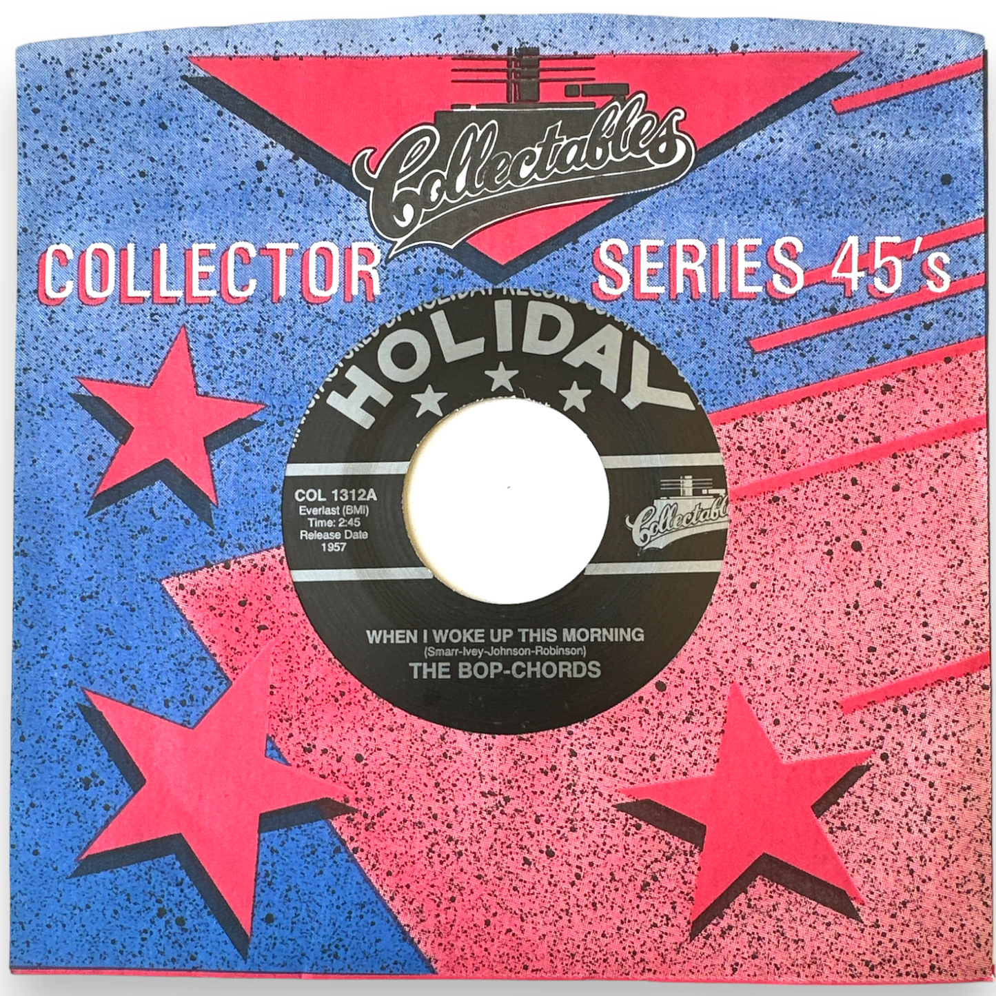 The Bop-Chords - When I woke Up This Morning B/W I Really Love Her (Red Virgin Vinyl) NEW