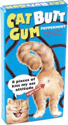 Funny Gum - Cat Butt