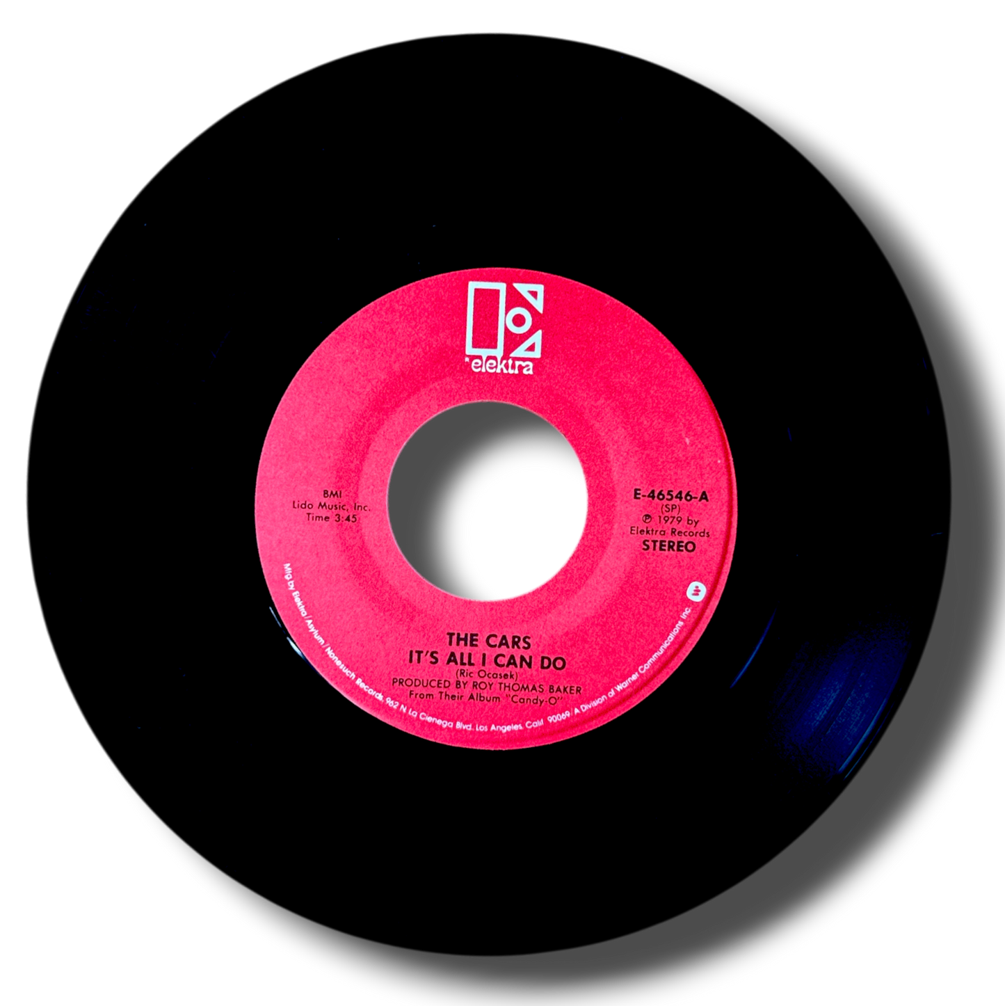 The Cars - Got A Lot On My Mind / It's All I Can Do 7" 45 rpm Single (NEW)
