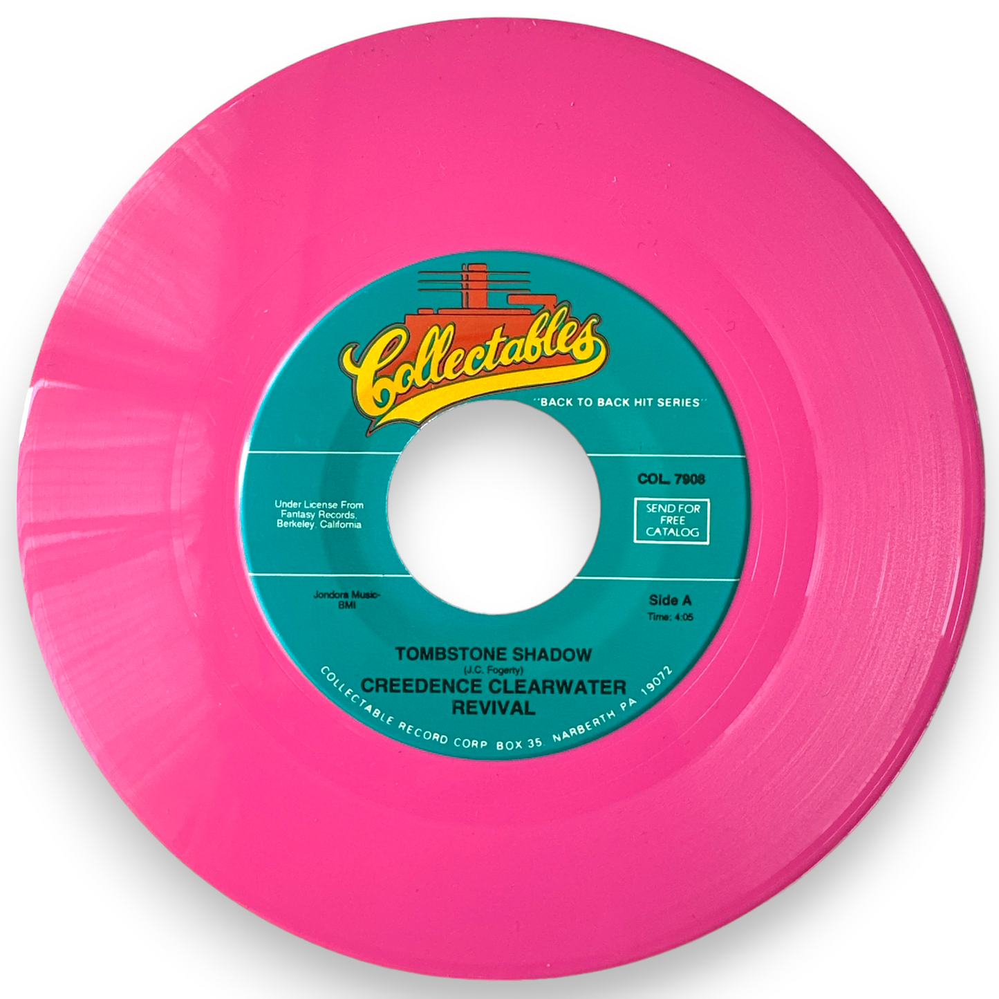 Creedence Clearwater Revival - Cotton Fields / Lodi Vinyl Record - 7" Single Pink Virgin Vinyl (Copy)
