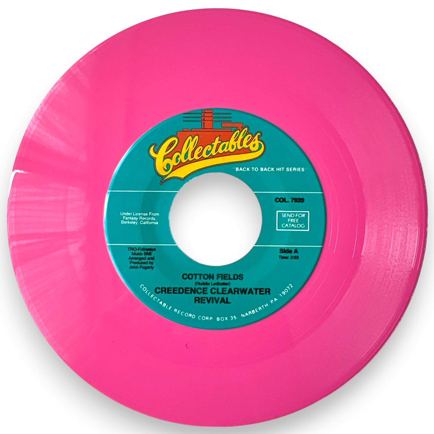 Creedence Clearwater Revival -Tombstone Shadow/Commotion - 7" Single Pink Virgin Vinyl (Copy) (Copy) (Copy)