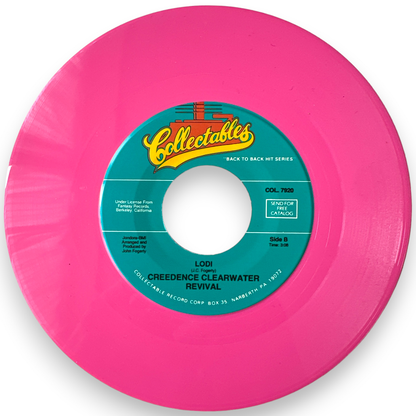 Creedence Clearwater Revival -Tombstone Shadow/Commotion - 7" Single Pink Virgin Vinyl (Copy) (Copy) (Copy)
