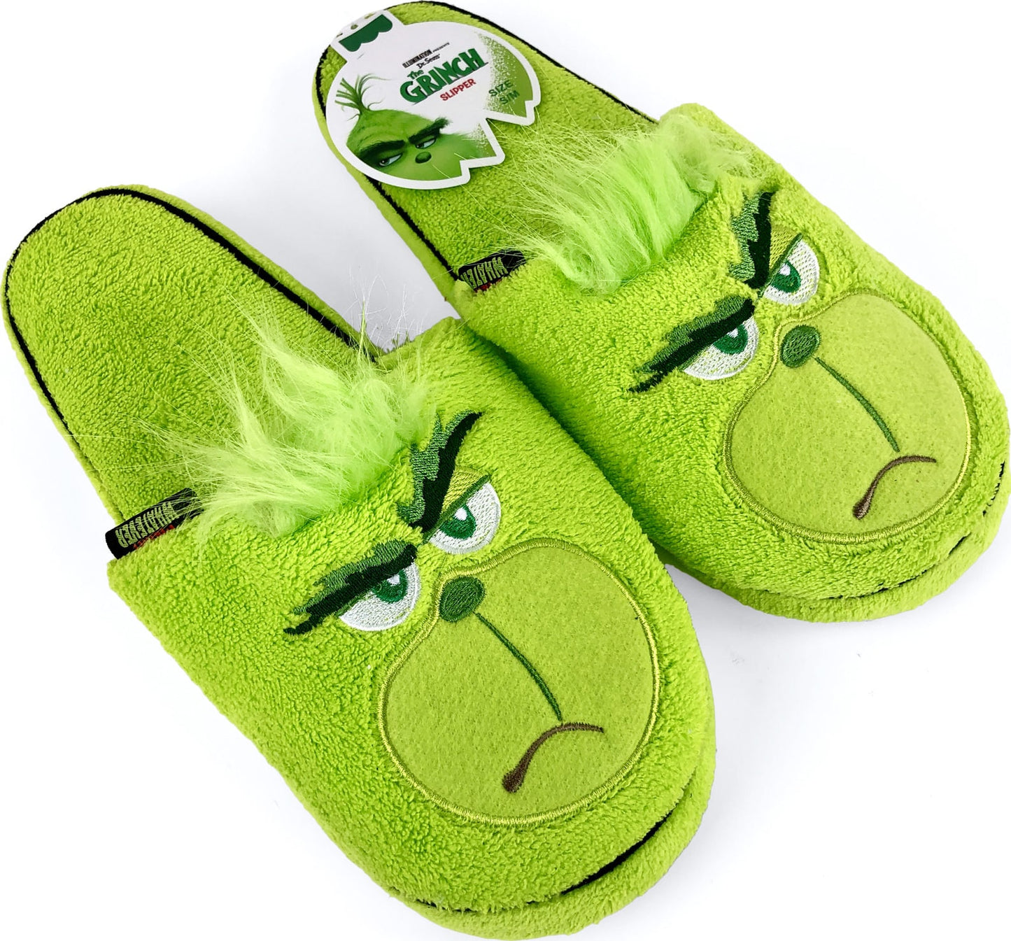 Dr. Seuss - The Grinch Furry Slippers: Size Small/Medium