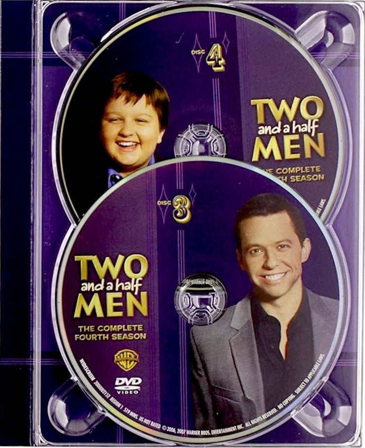 Two and a Half Men: Season 4 - Complete DVD Box Set 4 Disc Set